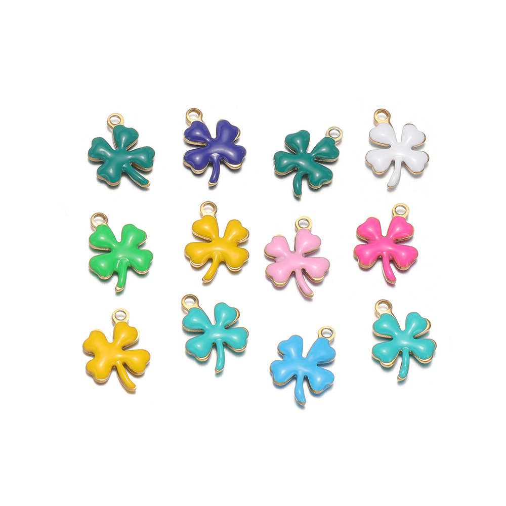 Supply Florist - 20 stuks roestvrij staal emaille klaver