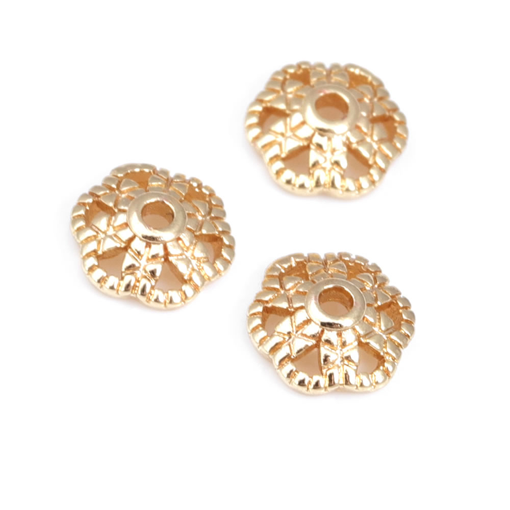 18K Goud Kleur Messing Bloem K - Supply Florist recensie en prijs